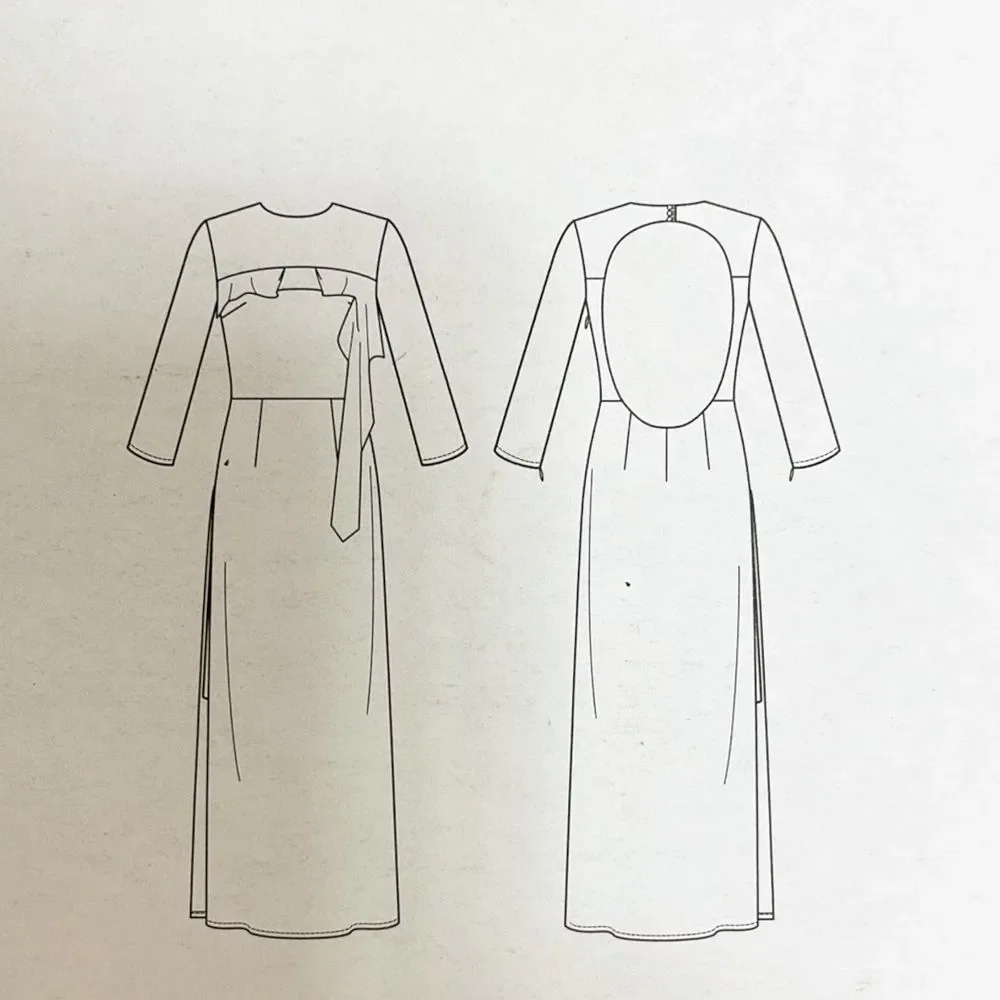 Vogue‎ Sewing Pattern V1589 Guy Laroche Women Dress NEW Sz A5 UNCUT FF
